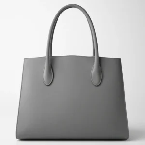 Classic Structured Grey Tote Bag Everyday Chic &