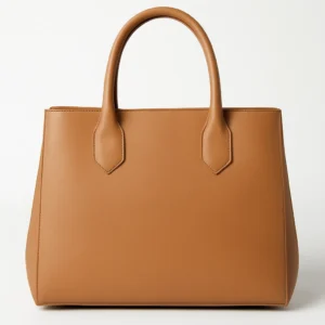 Camel Brown Structured Tote Bag Elegant Everyday Women’s